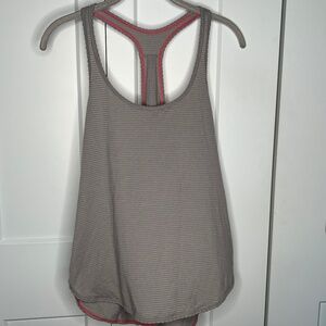 Lululemon Singlet Stripe Raceback Tank Women's Size 6